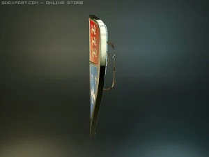 black prince shield 3D Model