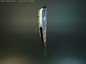black prince shield 3D Model