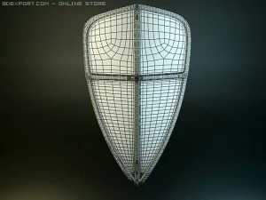 black prince shield 3D Model