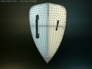 black prince shield 3D Model