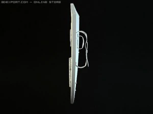 charlemagne medieval shield 3D Model