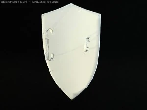 charlemagne medieval shield 3D Model