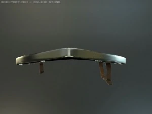 hospitaler medieval shield 3D Model
