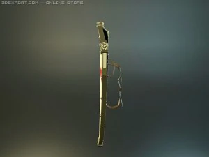 templar medieval shield 3D Model