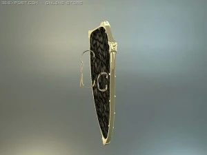 templar medieval shield 3D Model