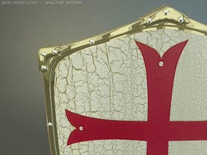 templar medieval shield 3D Model