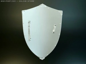 templar medieval shield 3D Model