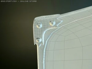 templar medieval shield 3D Model