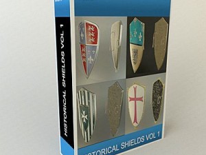 historical shield collection vol 1 3D Model