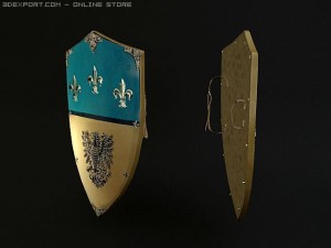 historical shield collection vol 1 Modelo 3D