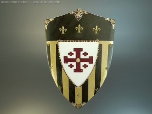 jerusalem medieval shield 3D Model