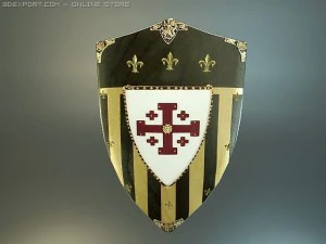 jerusalem medieval shield 3D Model
