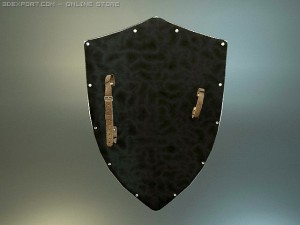 jerusalem medieval shield 3D Model