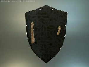 jerusalem medieval shield 3D Model