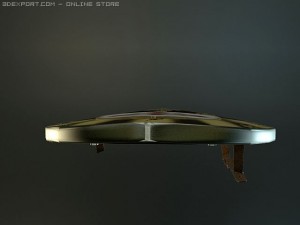 jerusalem medieval shield 3D Model