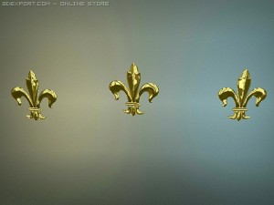 jerusalem medieval shield 3D Model