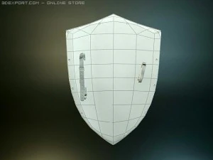 jerusalem medieval shield 3D Model