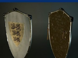 king richard medieval shield 3Dモデル