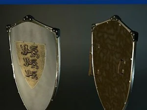 kral richard orta&ccedil;ağ kalkanı 3D Model