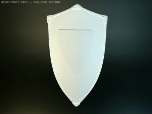 king richard medieval shield 3D Model