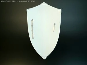 king richard medieval shield 3D Model