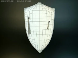 king richard medieval shield 3D Model