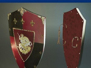 st jeorge medieval shield 3Dモデル
