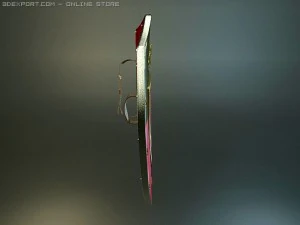 st jeorge medieval shield 3D Model