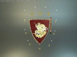 st jeorge medieval shield 3D Model