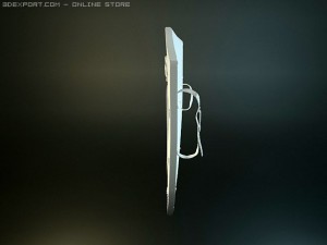 st jeorge medieval shield 3D 模型