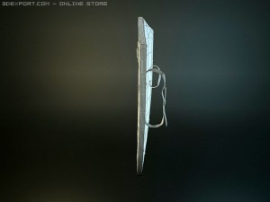 st jeorge medieval shield 3D 模型
