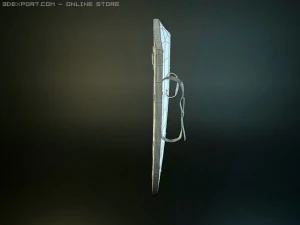 st jeorge medieval shield 3D Model