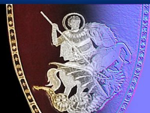 st jeorge medieval shield 3D 模型