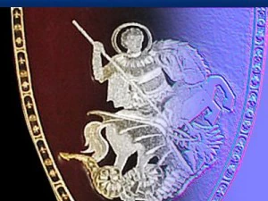 st jeorge medieval shield 3D Model