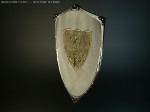 historical shields collection vol 2 Model 3D