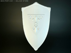 historical shields collection vol 2 Model 3D