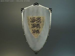 historical shields collection vol 2 Model 3D