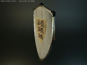 historical shields collection vol 2 Model 3D
