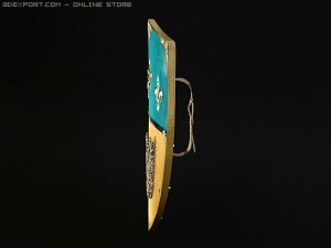 super pack historical shields Modèle 3D