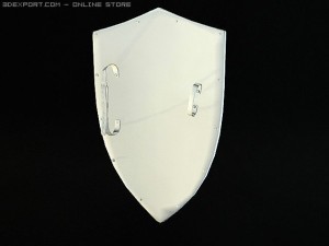 super pack historical shields Modèle 3D