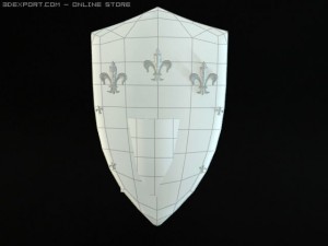super pack historical shields Modèle 3D