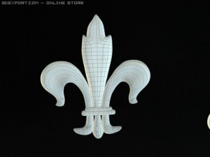 super pack historical shields Modèle 3D