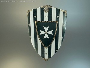 super pack historical shields Modèle 3D