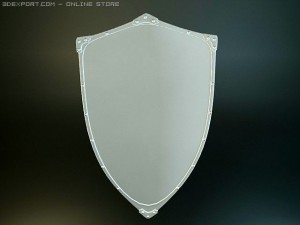 super pack historical shields Modèle 3D