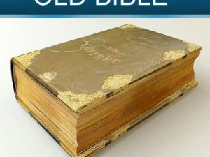 vecchia Bibbia Modello 3D