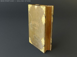 old bible 3Dモデル