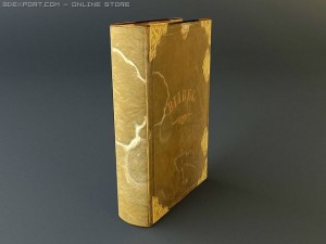 old bible 3Dモデル
