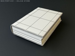 old bible 3Dモデル