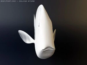 blue tang fish 3D Model