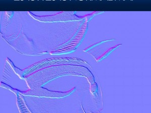 blue tang fish Model 3D